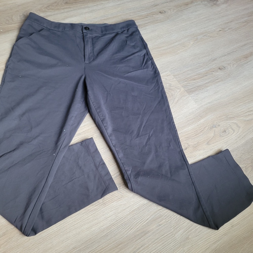Duluth Trading Co Women Pants 14 Regular Gray Nylon Spandex Stretch Outdoor Work